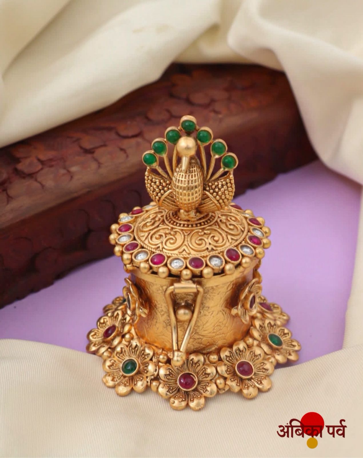 Peacock Kumkum Bharni