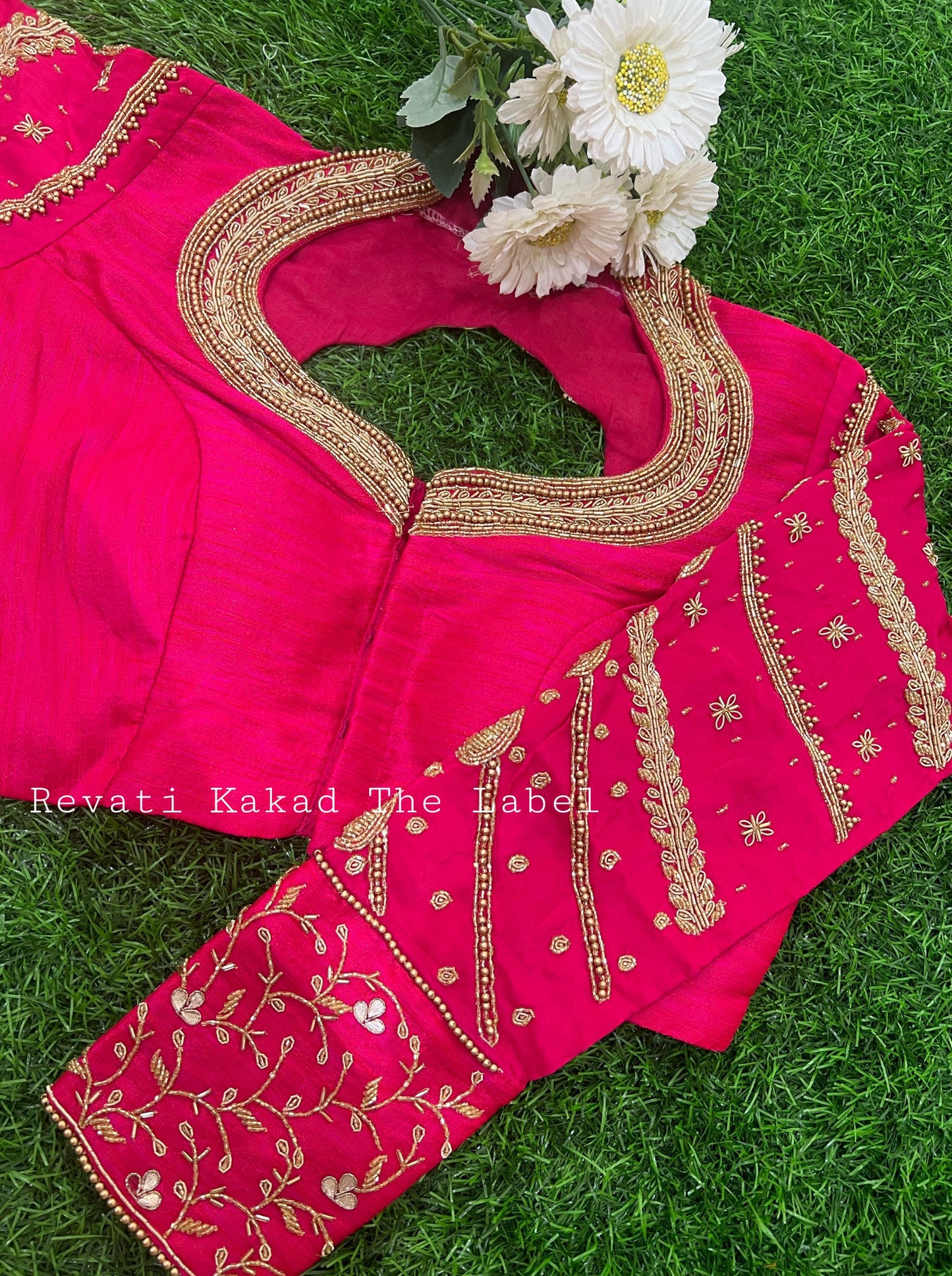 Pink Full Sleeves Royal Blouse