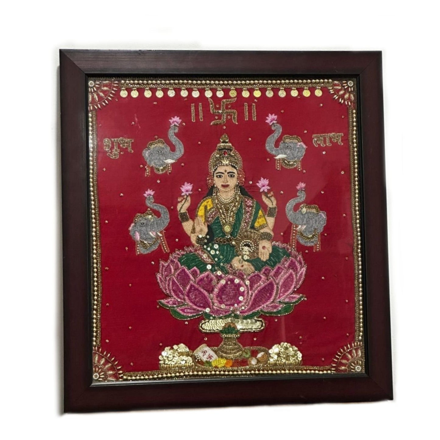 Royal Elegant Handmade MahaLaxmi Frame.