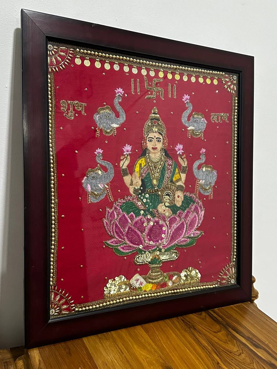 Royal Elegant Handmade MahaLaxmi Frame.
