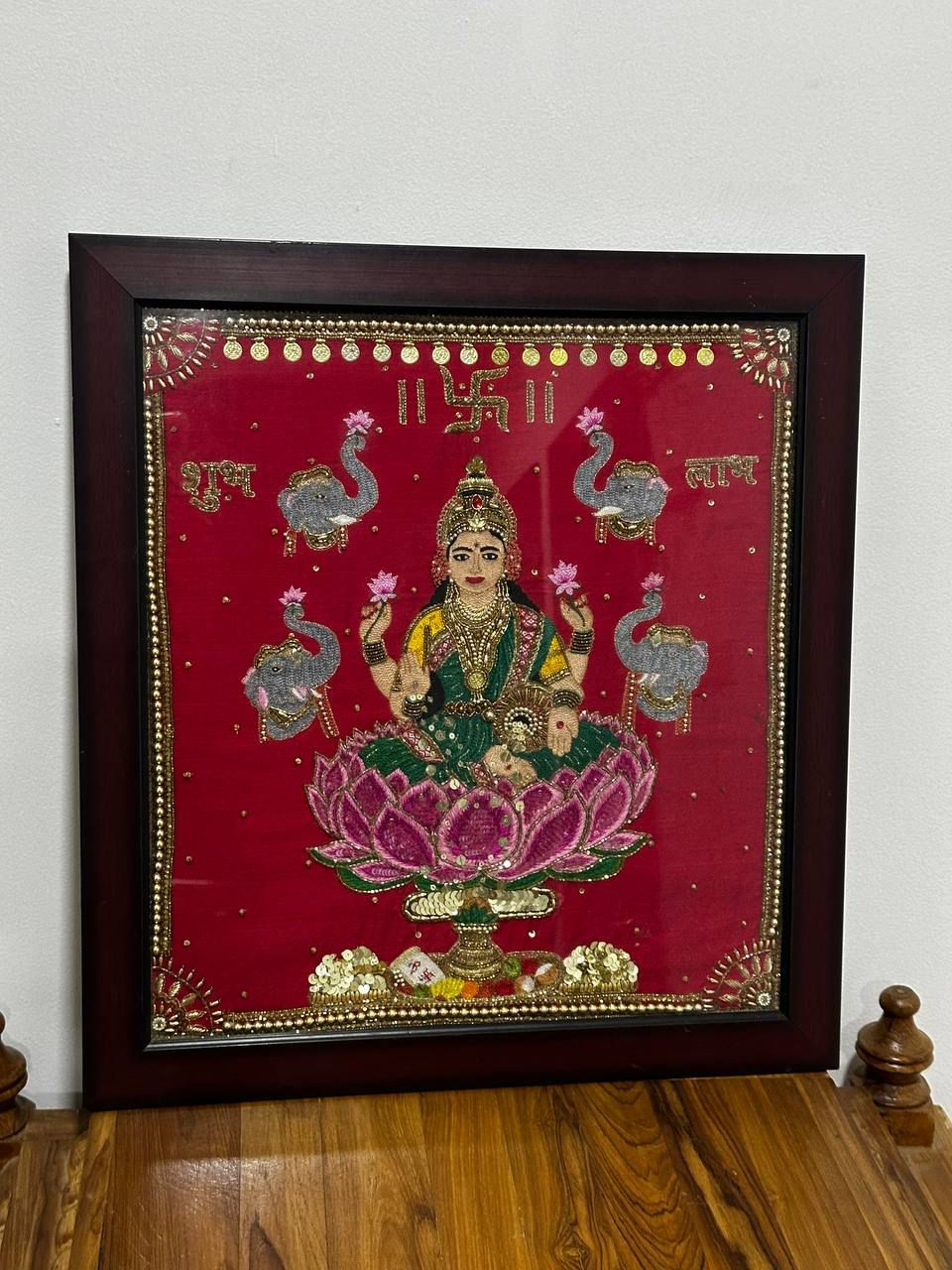 Royal Elegant Handmade MahaLaxmi Frame.